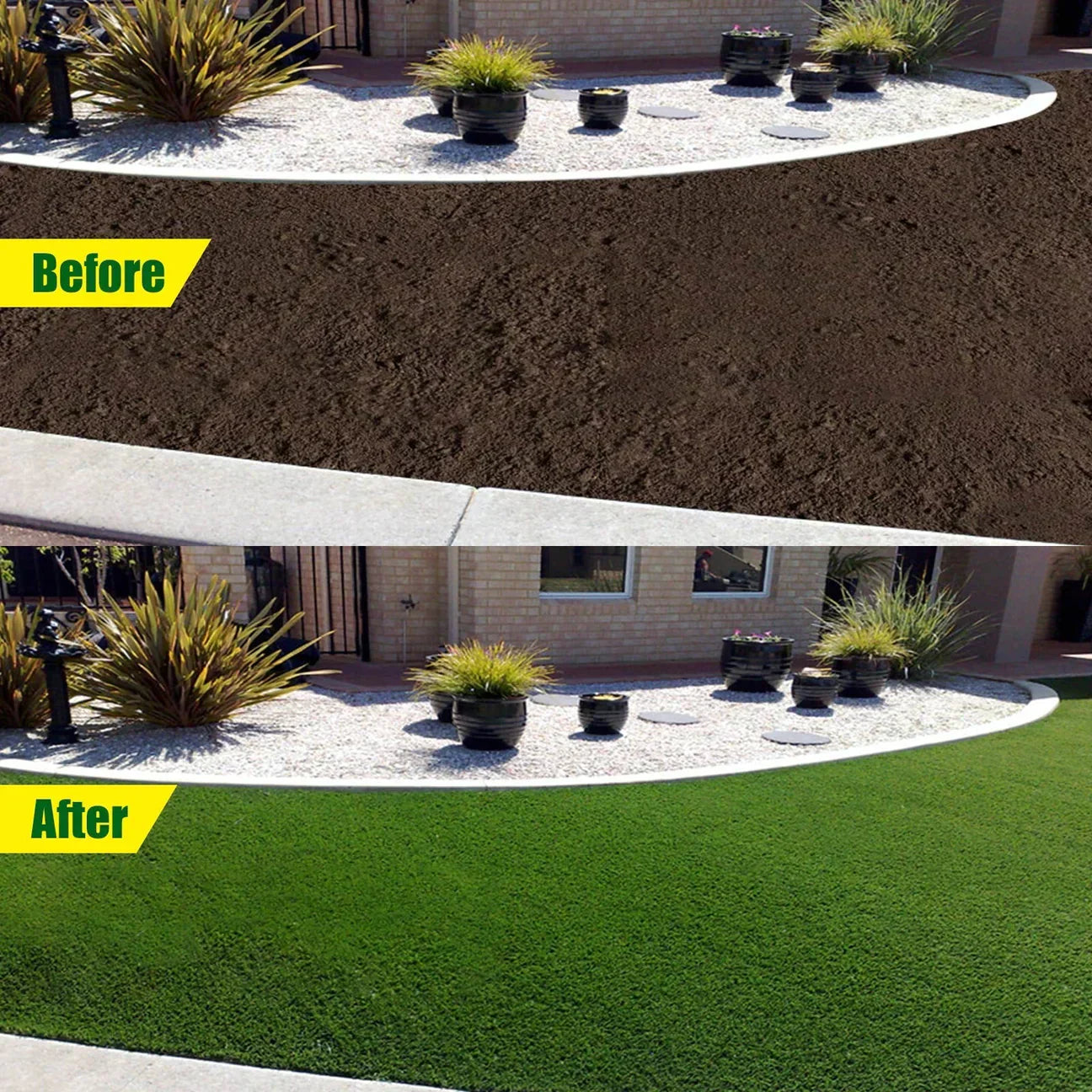 Avelena | Biologisch abbaubare Netzrasensaatmatte | All-in-One-Wachstumssystem für schnelle Keimung in Sonne, Schatten und Nähten