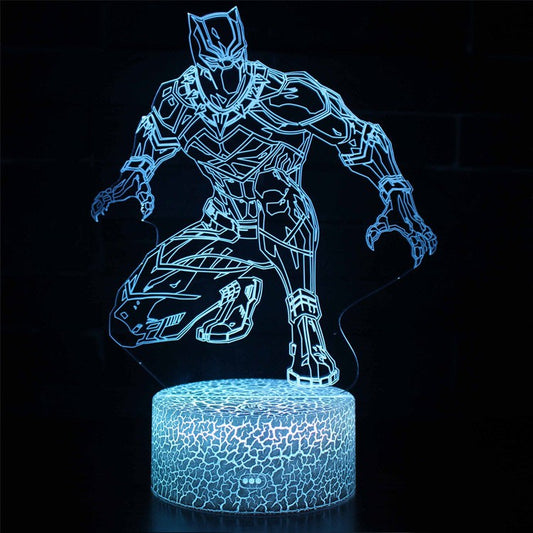 Avelena | 3D Lampe Marvel Black Panther Furtif