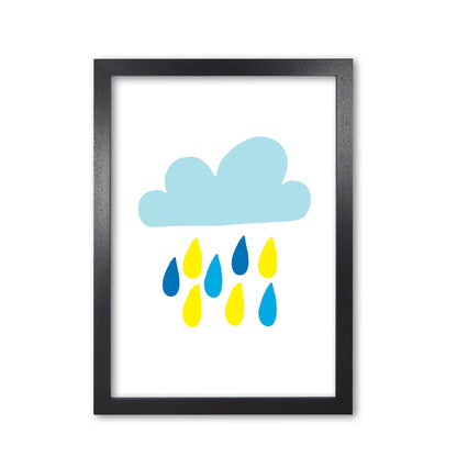 Avelena | Blau Regenhimmel Modern Druck