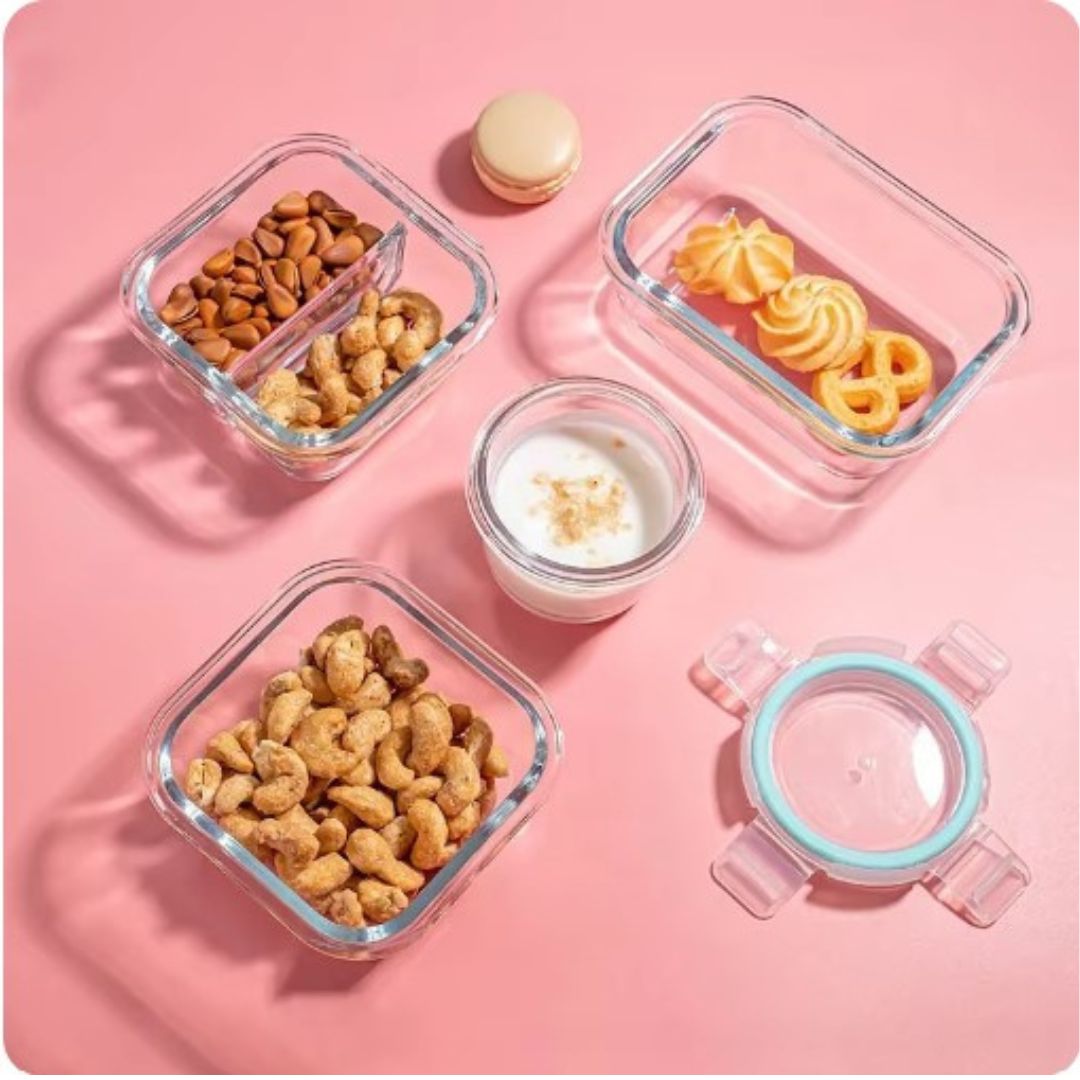 Avelena | Borosilikatglas Lunchbox - GlassGuard Bento