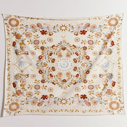 Avelena | Botanische himmlische Wandteppich