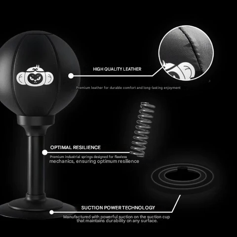 Avelena | Boxball mit starkem Saugnapf - PowerStrike