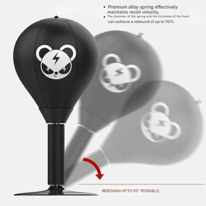 Avelena | Boxball mit starkem Saugnapf - PowerStrike