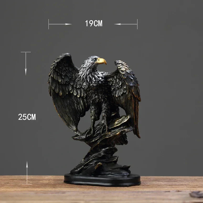 Avelena | Dekorative Bronze-Adler Skulptur – Aquila