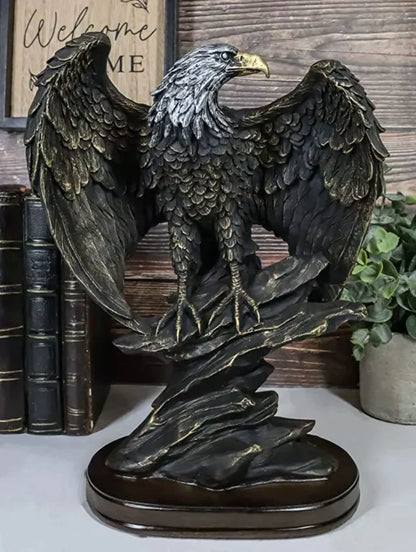 Avelena | Dekorative Bronze-Adler Skulptur – Aquila