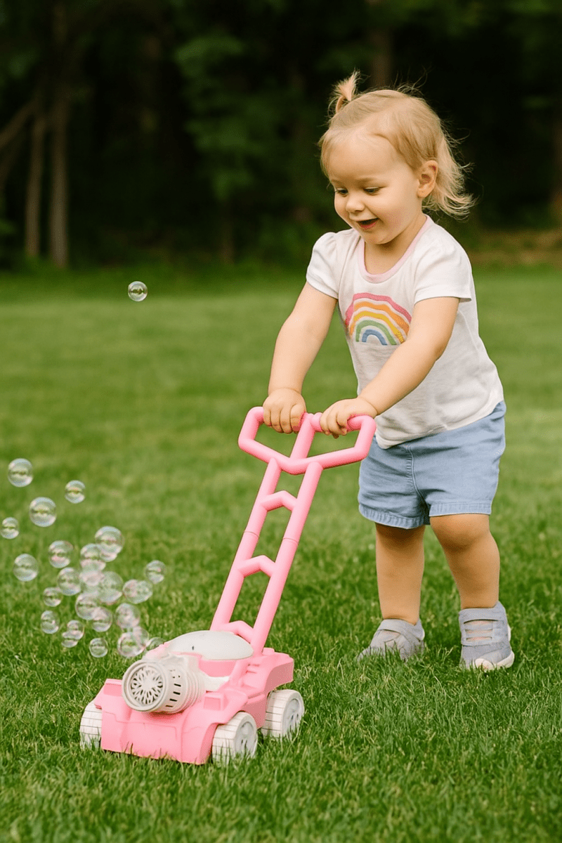 Avelena | Bubblemower – Bubble-Rasenmäher für fantasievolles Spielen im Freien
