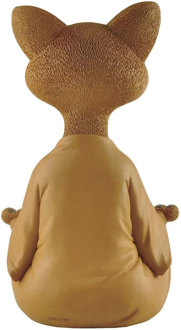 Avelena | Buddha Katze Figur - Zen Garten Dekoration