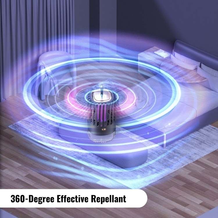 Avelena | BuzzFree Mückenabwehrlampe | Chemiefrei, USB Wiederaufladbar & Ideal für Zuhause, Reisen & Outdoor Verwendung