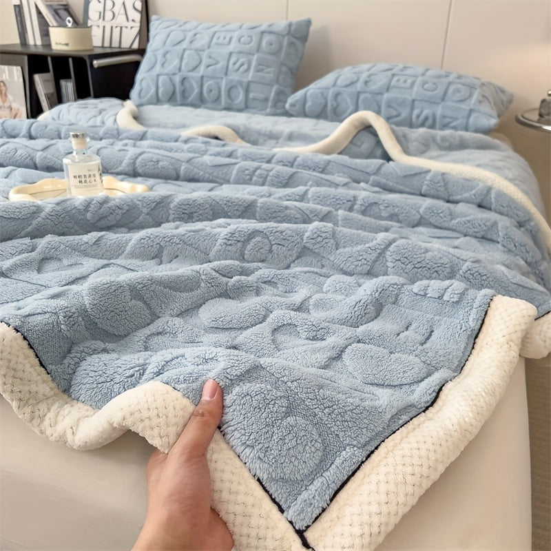 Avelena | Stilvolle Coral Fleece Decke für Ultimativen Komfort
