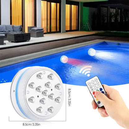 Avelena | Doppelschichtige wasserdichte klebende LED-Poolleuchte