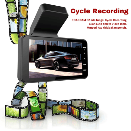Avelena | 📹 Dashcam mit zwei Linsen, 1080P HD und Nachtsicht - 170° Weitwinkel