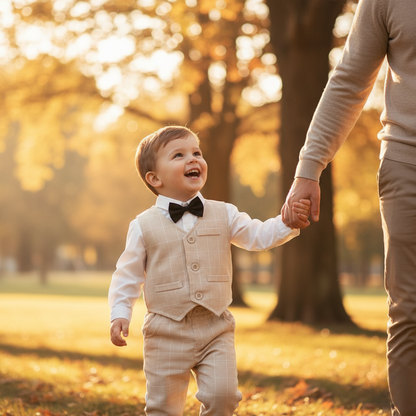 Avelena | Jungen formelles Baumwolle Outfit-Set für Kleinkinder und Kinder