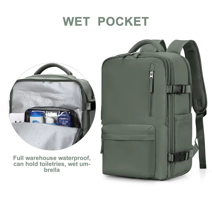 Avelena | Wasserfester Reise-Rucksack für Damen
