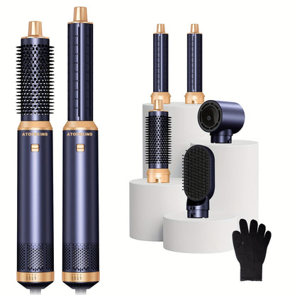 Avelena | CurlMate | 5-in-1 Haartrockner & Multistyler für perfekte Locken und glattes Haar