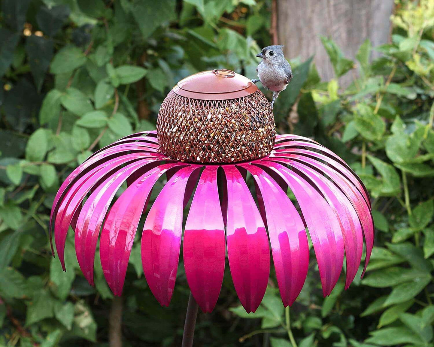 Avelena | Hängendes Metall-Vogelhaus Blumenform Garten Deko