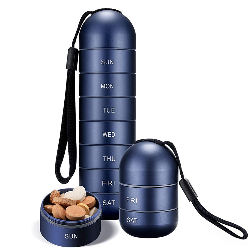 Avelena | 7 Tage Tragbarer Tabletten Organizer Für Reisen