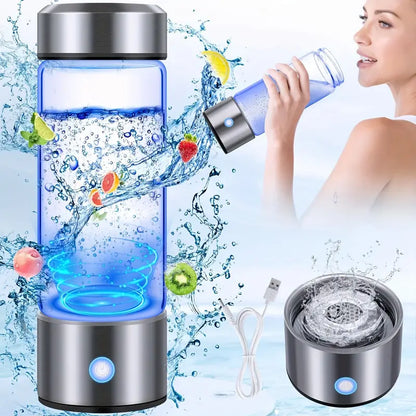 Avelena | Wiederaufladbare alkalische Wasserflasche - Mit Wasser angereichertes Wasserstoff