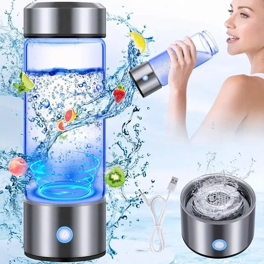 Avelena | Wiederaufladbare alkalische Wasserflasche - Mit Wasser angereichertes Wasserstoff