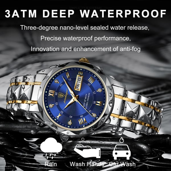 Avelena | 2023 Weihnachtsverkauf Heißverkauf Wasserdicht Top Marke Luxus Mann Armbanduhr mit leuchtenden
