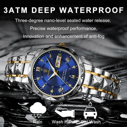 Avelena | 2023 Weihnachtsverkauf Heißverkauf Wasserdicht Top Marke Luxus Mann Armbanduhr mit leuchtenden