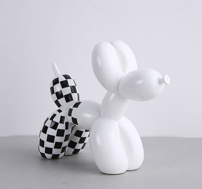 Avelena | Schwarzer und weißer Ballonhund