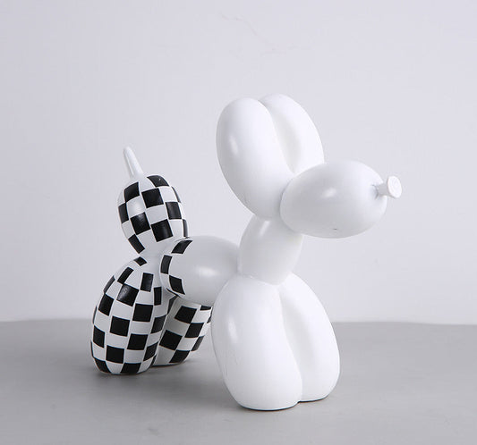 Avelena | Schwarzer und weißer Ballonhund
