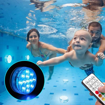 Avelena | Doppelschichtige wasserdichte klebende LED-Poolleuchte