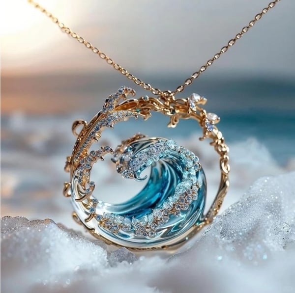 Avelena | Halskette Elegante Maritime Kette In Gold/Silber