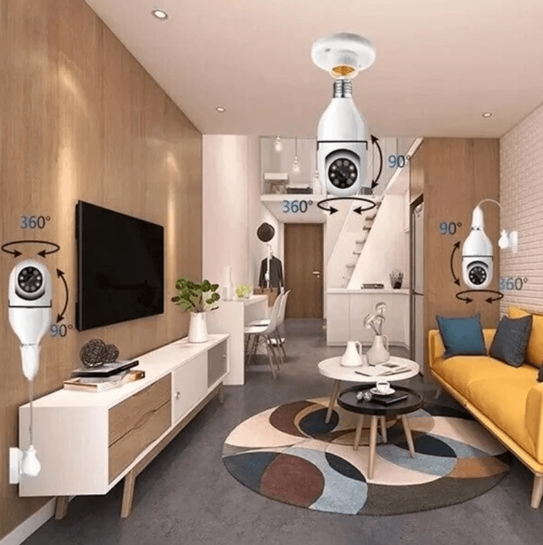 Avelena | BrightWatch | WiFi Birnenkamera – Einfache Installation & HD Überwachung