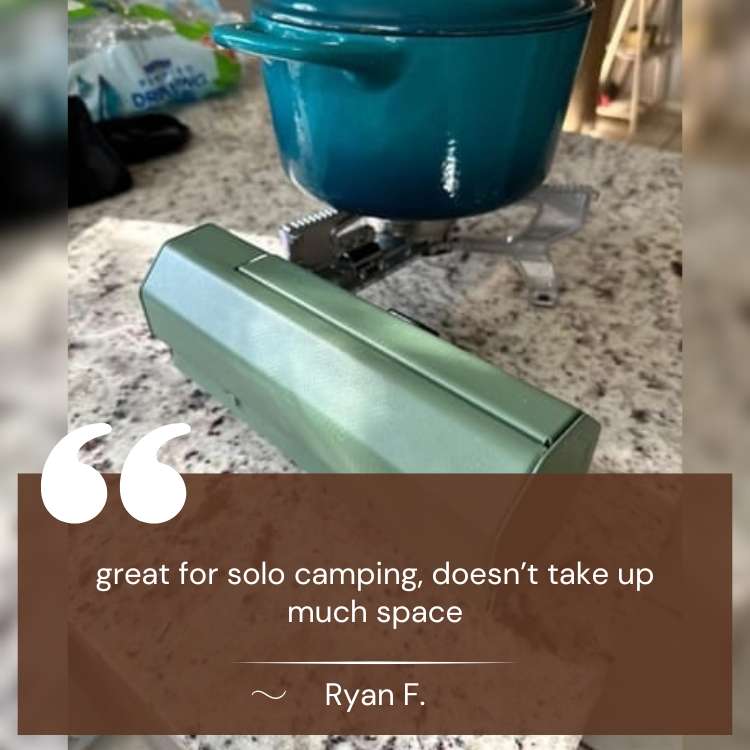 Avelena | Camping-Gaskocher | Winddicht, kraftstoffeffizient & kompakt für Outdoor-Kochabenteuer