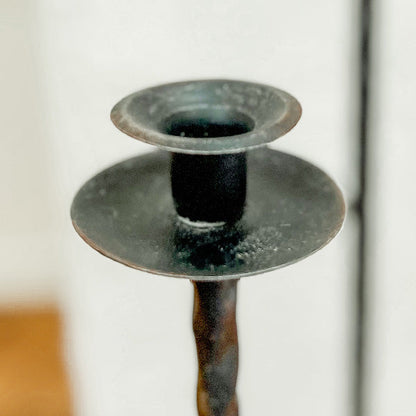 Avelena | Handgefertigte Gusseisen Bodenkerzenhalter, Set mit 3