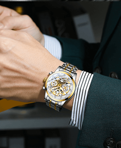 Avelena | Stilvolles Herrenarmbanduhr mit Schwarzem Design