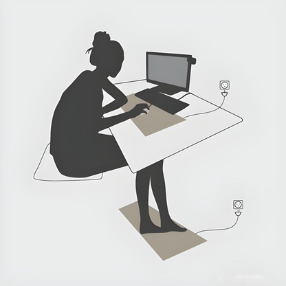 Avelena | Carbon-Leder Erdungsmatte - EarthConnect