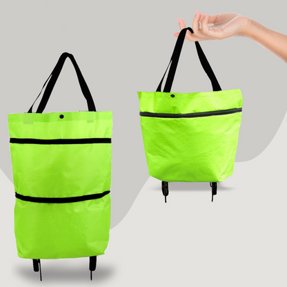Avelena | CarryFlex – 2-in-1 umwandelbare Einkaufstasche mit Rädern