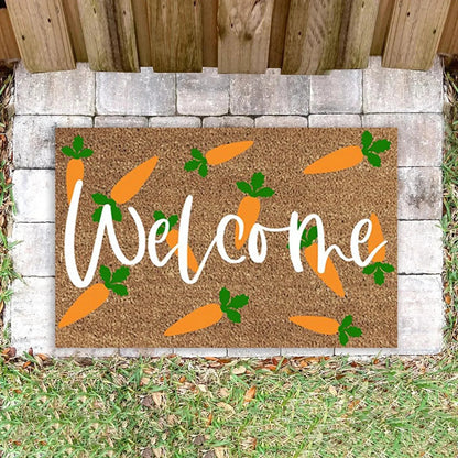 Avelena | Cartoon Bunny Rabbit Rutschfeste Fußmatte