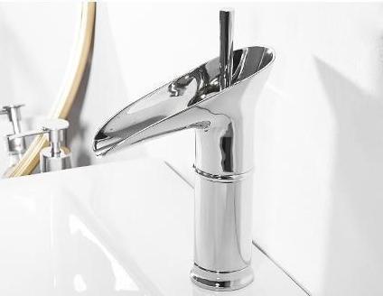 Avelena | CascadeFlow Luxe Wasserfall Becken Mischbatterie