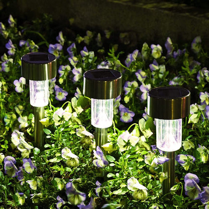 Avelena | Edelstahl Außen-Solarlichter Für Den Gehweg - Wasserdicht, Led Landschaftsbeleuchtung Solarbetriebene Lichter Solar Gartenlichter Für Gehwege Patio Garten