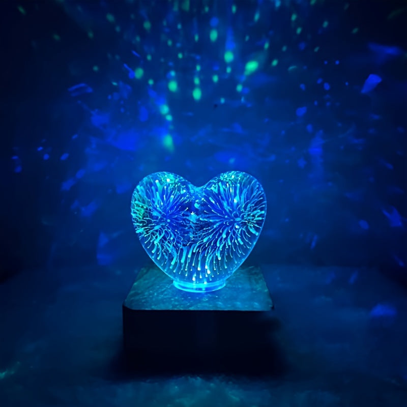Avelena | 3D Led Herzlampe für Romantische Stimmungsbeleuchtung