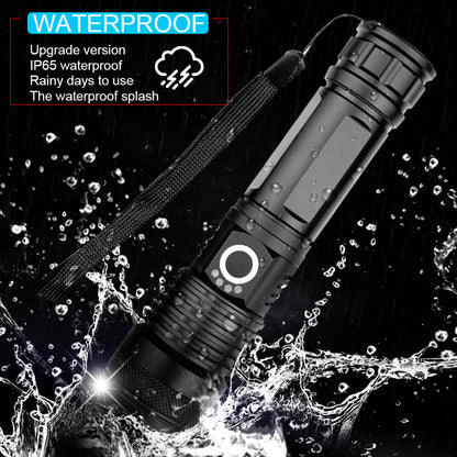 Avelena | 30000-5000 Lumen Hochleistungs-LED-Taschenlampe, wasserdicht