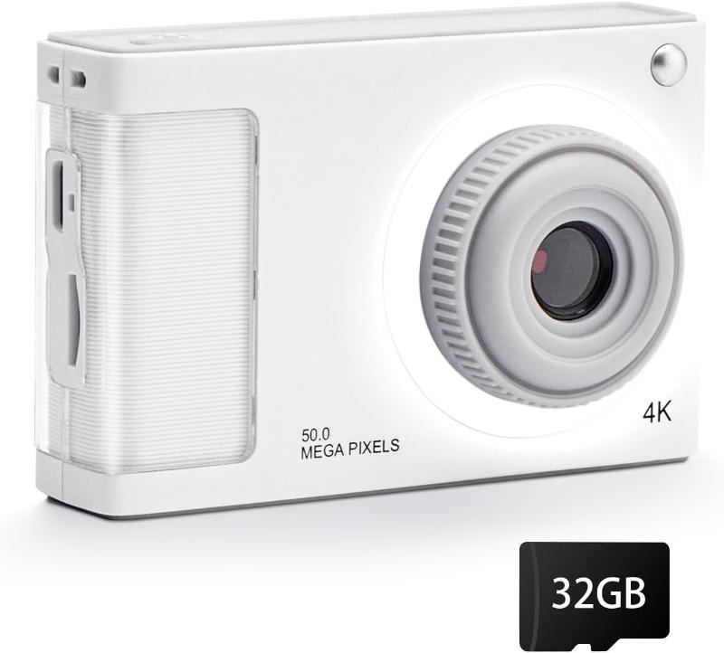 Avelena | 1080P Kinderkamera Mit 32Gb Karte, 48Mp 8X Zoom Digitalkamera Zum Tippen Und Fotografieren