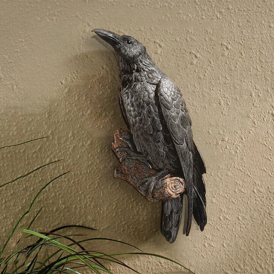 Avelena | Raven's Perch Wand Skulptur