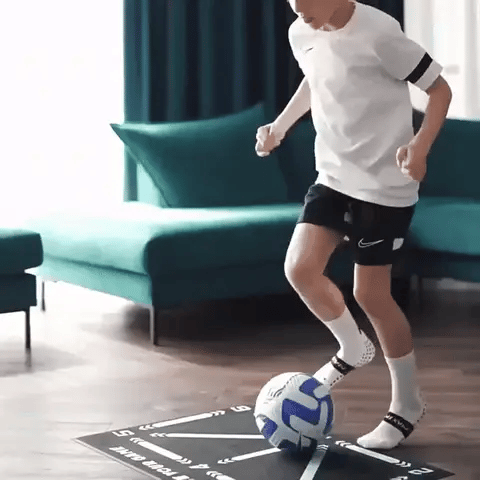 Avelena | Fußball Pro Trainingsmatte | Koordination & Dribbling | 90x60 cm