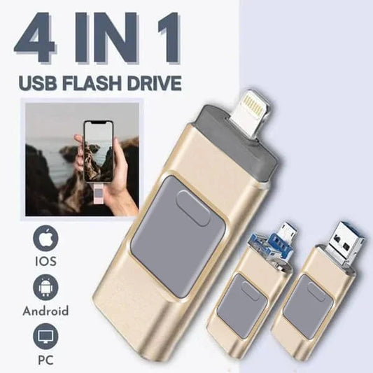 Avelena | 4 in 1 Hochgeschwindigkeits-USB-Flash-Laufwerk