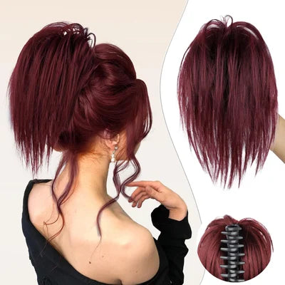 Avelena | Messy Ponytail Clip Verlängert Das Haar