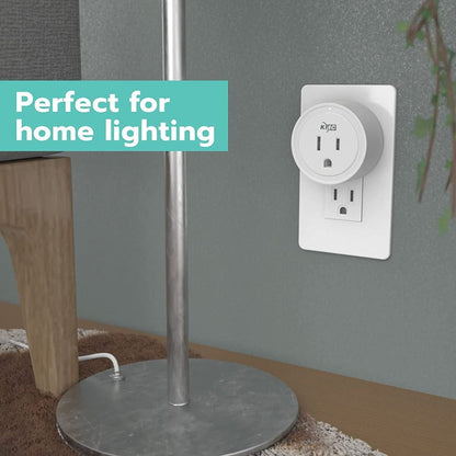 Avelena | 4-Pack Smart Plug Mini Wi-Fi Steckdosen Für Smart Home, Fernsteuerung Von Licht Und Geräten Von Überall, Kein Hub Erforderlich