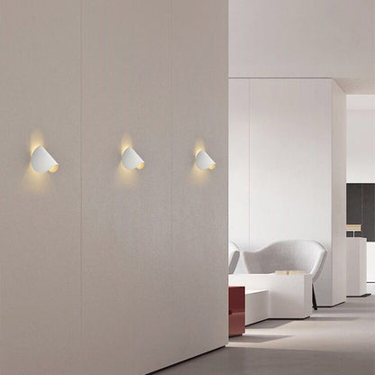 Avelena | Eveline Modern Geometric LED 4 Color Wall Light Indoor/Outdoor Metal