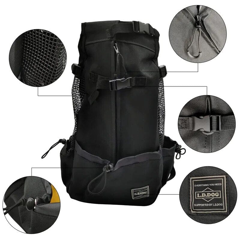 Avelena | Reflektierender Hundereisen Rucksack
