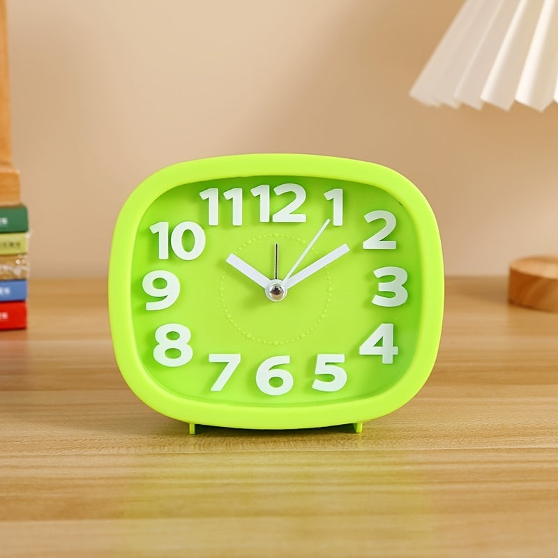 Avelena | Uhr Stilvoller 3D Quadrat Wecker