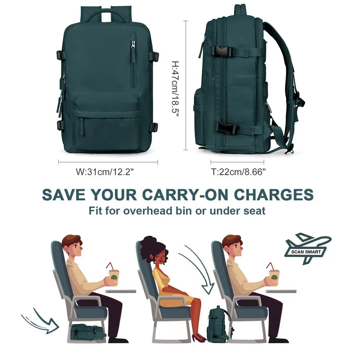 Avelena | Wasserfester Reise-Rucksack für Damen