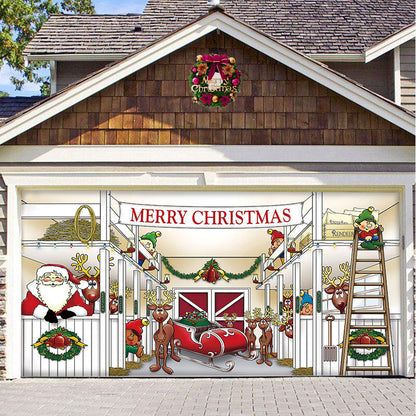 Avelena | Weihnachtsautos Türbanner Ornament